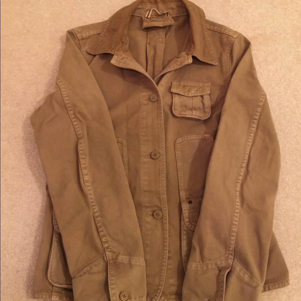 J. Crew utility jacket size S.